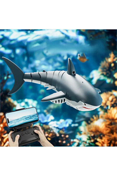 TOYZ PLAY 4K HD Kamera ile 4G Uzaktan Kumanda Köpekbalığı Oyuncak, Akıllı RC ...