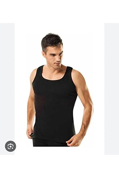 By Tutku Tutku Men's Tank Top - No. 5 / XL Size - Black - 2-Pack