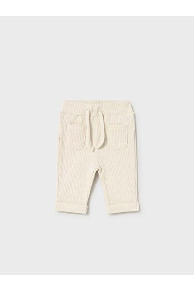 MAYORAL Baby Corduroy Sweatpants 0-18 Months Ecru