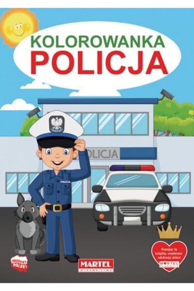 OEM Caiet de colorat poliție, Martel, Poloneza, Multicolor