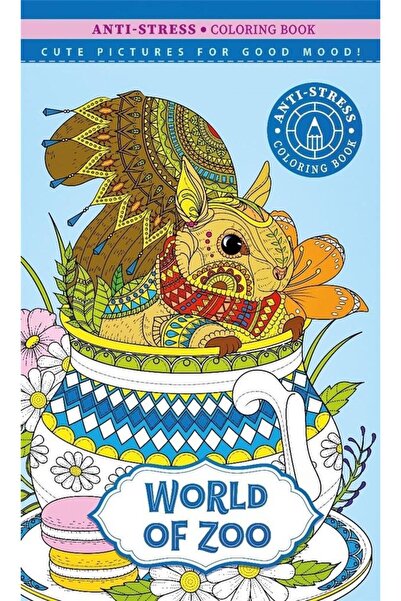 OEM Caiet de colorat antistres, Fresh, 40 ilustratii, Multicolor, 124x197mm