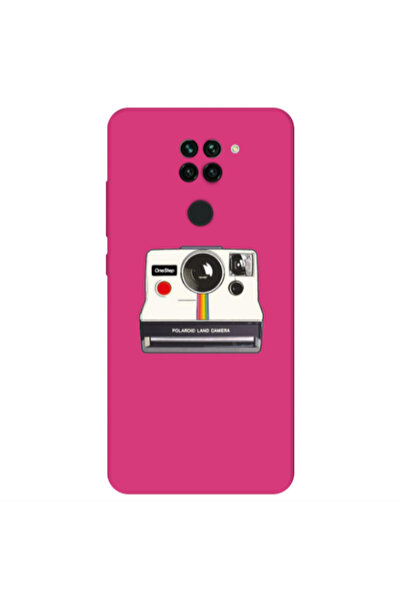 Other Xiaomi Redmi Note 9 Polaroid land camera Fuchsia Colored Silicone TPU Θήκη