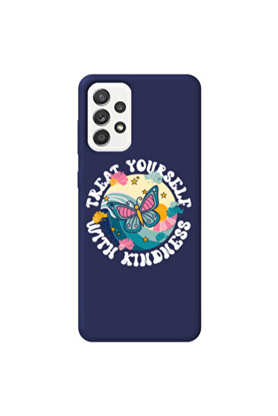 Other Samsung A13 4G Kindless Yourself Dark blue Colored Silicone TPU Θήκη