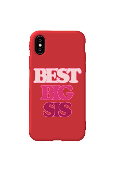 Other Apple iPhone X Be Creative Red Colored Silicone TPU Θήκη