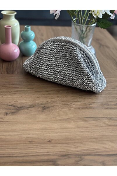 dyhandmade Kadın El Yapımı Örgü Clutch Çanta – Şık Abiye El Çantası