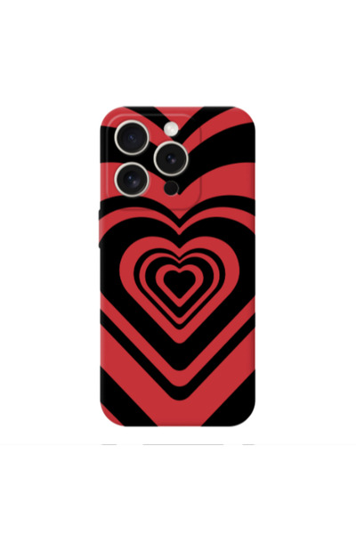 Other Apple iPhone 15 Pro Hypnosis Red Colored Silicone TPU Θήκη
