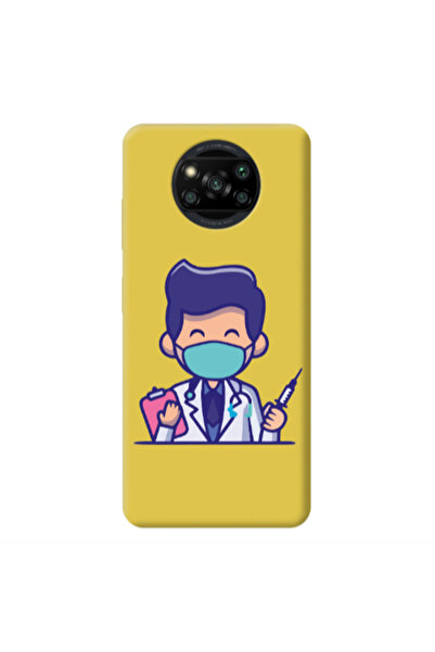 Other Xiaomi Poco X3 /X3 Pro Specialist Doctor Yellow Colored Silicone TPU Θήκη