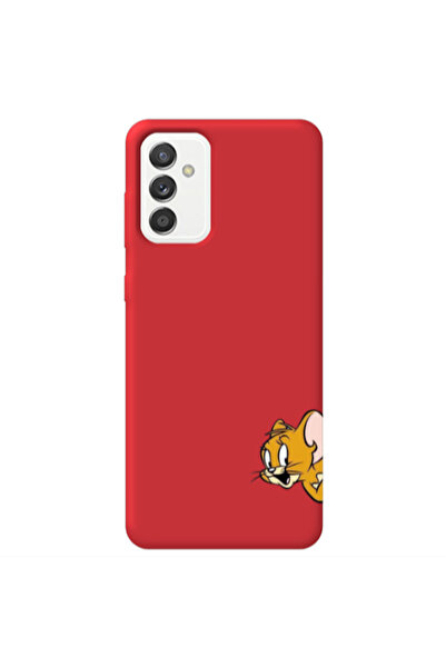 Other Samsung M13 Jerry 2 Red Colored Silicone TPU Θήκη