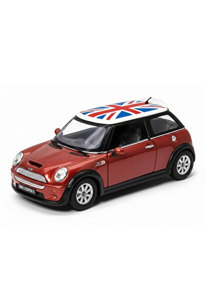 Noname Μεταλλικό αυτοκινητόμοχλο Mini Cooper S με τη σημαία της Μεγάλης Βρετα...