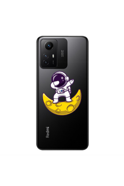 Other Xiaomi Redmi Note 12s Astronaut on the moon Transparent Silicone TPU Θήκη
