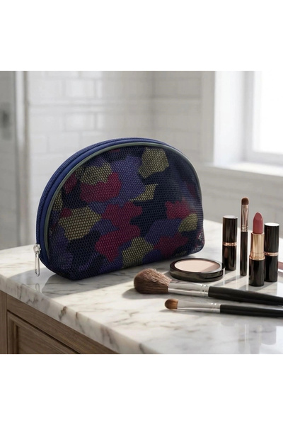 shopwave Multicolor Camouflage Makeup Bag – Travel Type Cosmetic Organizer Ha...