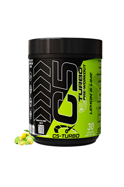 C5 Turbo Pre - Workout Powder - Lemon & Lime - Focus, Endurance & Performance...