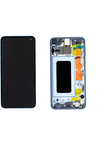 Samsung Οθόνη με μηχανισμό αφής και πλαίσιο για Galaxy S10e (Μπλε) Κωδικός: G...