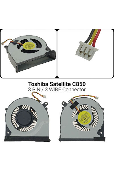 Toshiba Ανταλλακτικός ανεμιστήρας φορητού υπολογιστή για C850 C855 C870 C875 ...