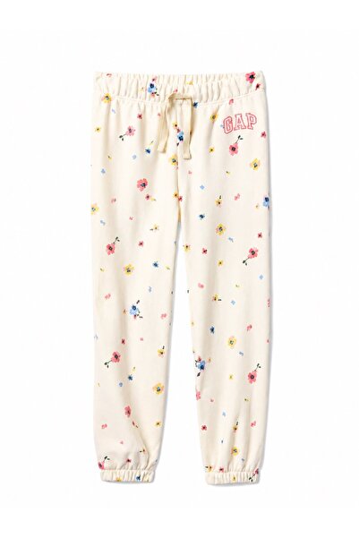 GAP Kids Gap Girl's Floral Patterned Sweatpants 18 Months 12 Years White