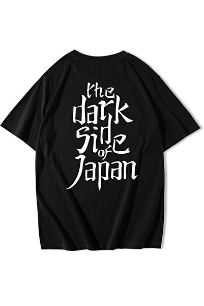 ZOKAWEAR تي شيرت للجنسين مقاس كبير The Dark Side of Japan