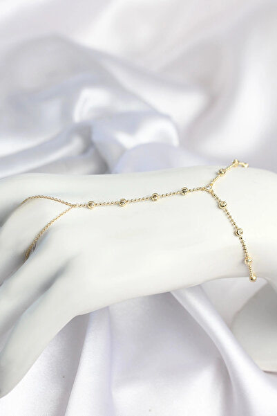 ARMÜZ Brass Gold Color Dorika Model Women's Şahmeran