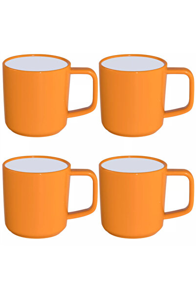 Generic Brand Kampa Sunset Yellow 4 &amp; # Set of 39 Cups