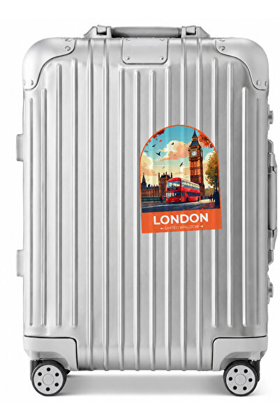 Limitless Design Suitcase Sticker Valiz Sticker London Sticker London Sticker...