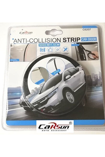 Carsun Αυτοκόλλητα Προστασίας Αυτοκινήτου Ανθρακονήματα 500 x 1.5εκ. για Πόρτ...