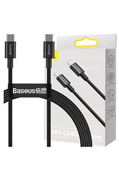 Baseus Cablu USB-C la USB-C 100W 1M pentru telefoane și laptopuri, încărcare ...