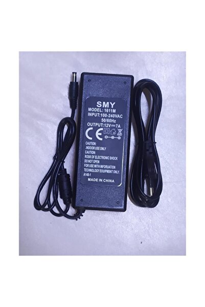 Genel Markalar Smy-1611M 12 Volt 7 Amper Plastik Kasa Adaptör 13906