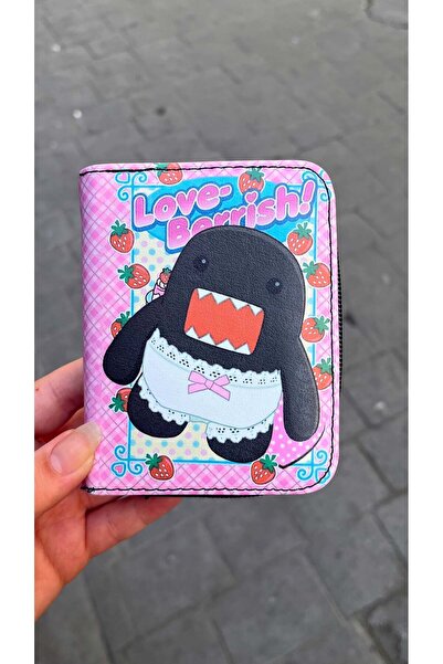 Köstebek Pink Baby Domo Kun Lover Berrish! Unisex Wallet