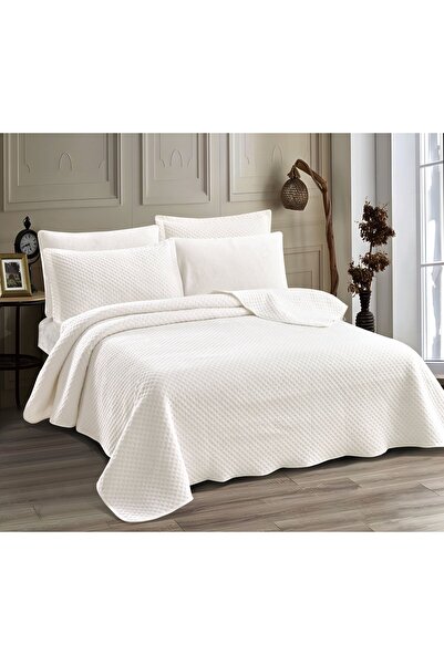 Alhabib bedding Mickey Double White Fur Bedspread Suitable for 200X200 cm Bed...
