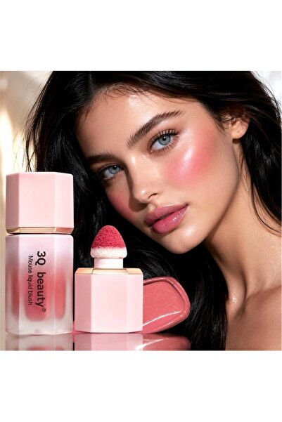 max elegance Liquid Mousse Blush with Built-In Sponge, Lightweight Formula Th...