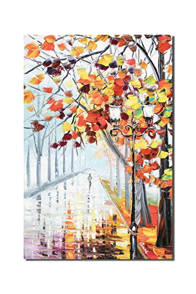 artnova Tablou inspirational pictat manual, Pe drumul meu, 60x40cm ulei pe panza