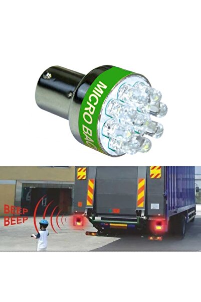 OEM Avertizor sonor de marșarier cu bec LED 24V, BA15S