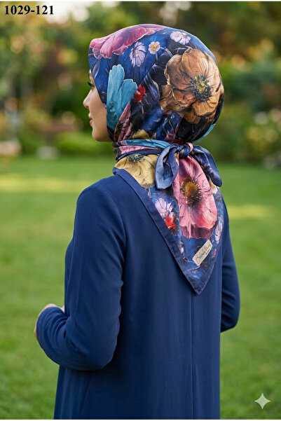 Genel Markalar Belinda Scarf Bambu Pamuk Eşarp (Gece Mavisi) 1029-121