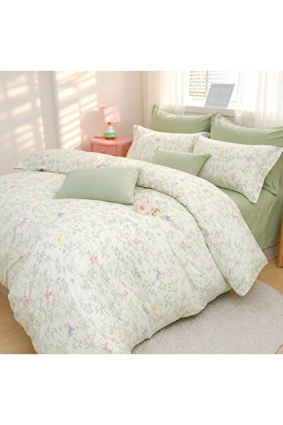 CHIRASO Set Lenjerie pat LUX CHIRASO, 7 piese Cearceaf 220x240 si Elastic 180...