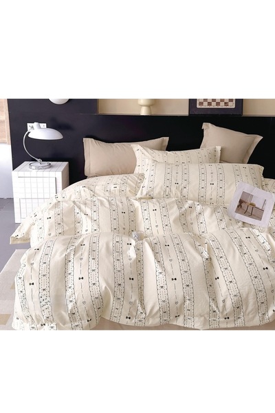 CHIRASO Set Lenjerie pat LUX CHIRASO, 7 piese Cearceaf 220x240 si Elastic 180...