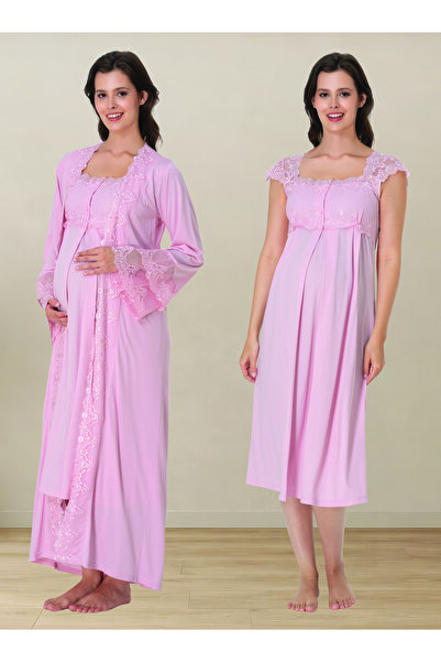 by İGP Maternity Pajama Set with Nursing Feature