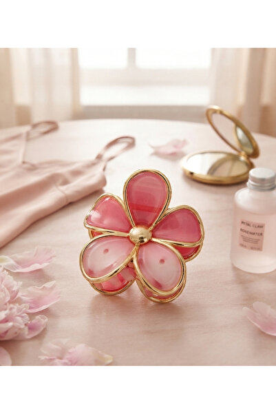 Lotus luxury Lotus Plumeria Çiçeği Tokası