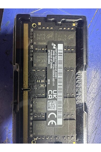 Micron 16GB 3200MHZ Ddr4 PC4-25600 MTA16ATF2G64HZ-3G2E1 Notebook Ram Kutusuz