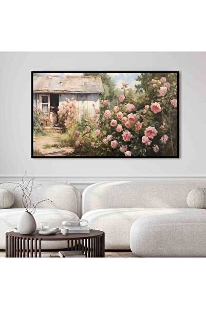 designadv لوحة منظر - ايطار ذهبي
