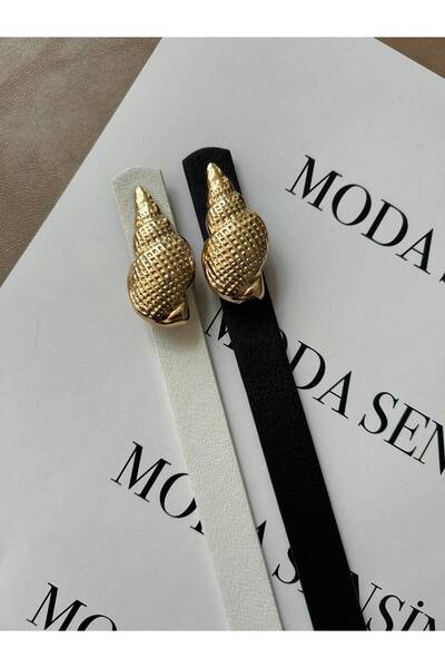 LİA KEMER Ζώνη μέσης Merit Sea Snail Buckle 2-pack, Ζώνη για παλτό, Ζώνη για ...