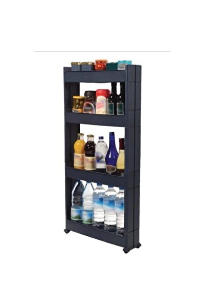 Slim Organizer 4-Piece Shelf Gray