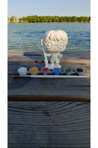 3dprintshop Harry Potter Figür Boyama Seti 1 Figür 6 Renk Boya 1 Fırça Kendin...