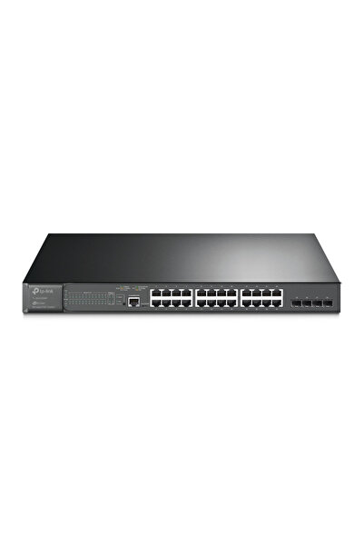 Universal تي بي-لينك أومادا محول شبكة قابل للإدارة بـ 24 منفذ و384 واط PoE+ و...