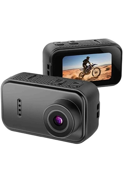 RUGGED Parmak Kamera F2 2K 1080P 130° Geniş Açı IPS Ekranlı 25 Gram Mini Taşı...
