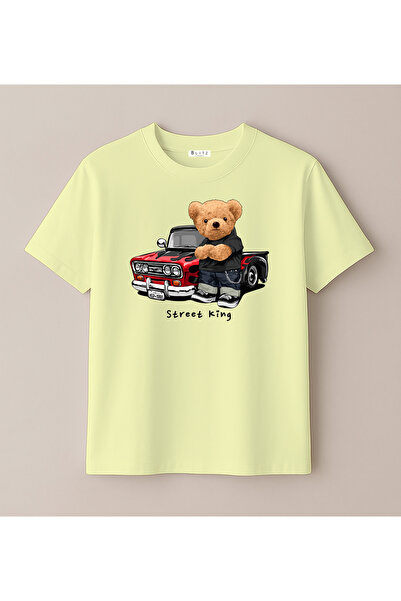 BLITZIST Street King Cool Bear Design Printed Children's T-Shirt (Ages 4-13)