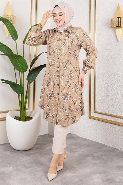 METKAR تونيكي فيسكوز من Asel Floral MINK
