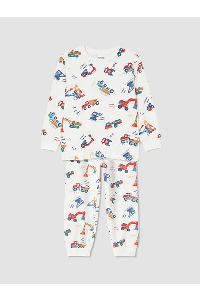 LC Waikiki Esvab • Modern & Distinctive Zero Roba Collar Printed Boys' Pajama...