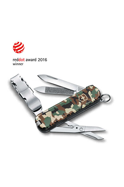 Victorinox 0.6463.94 NailClip 580 Kamuflaj Desenli Tırnak Makaslı Çakı