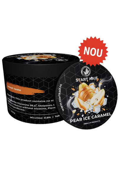 Start Kaif Aroma Narghilea StartKaif, Pear Ice Caramel, din celuloza, fara ni...