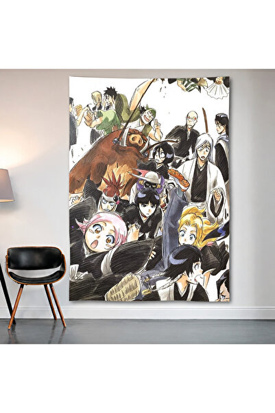 Geek Cultcha Bleach Character Collage Wall Covering Wall Tapestry First Quali...