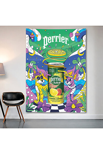Geek Cultcha Perrier Vintage Advertisement Wall Covering Wall Tapestry First ...